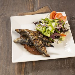 Raizes Greenpoint Dinner Grilled Whole Sardines